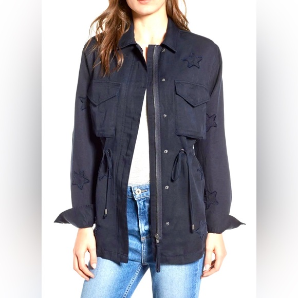 Rails Lancaster Jacket In Indigo Stars Size XS - Picture 1 of 11